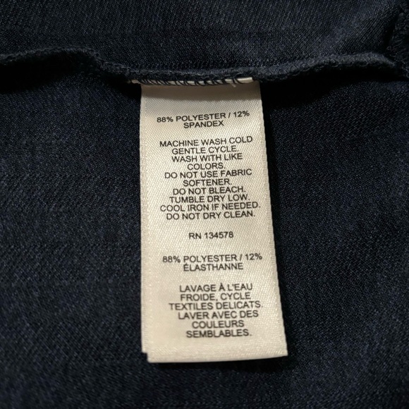 Vineyard Vines Navy Blue Herringbone Half Zip Pullover Small - Picture 8 of 9